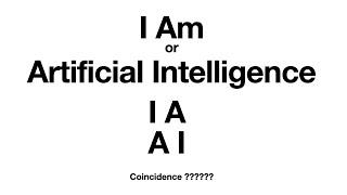 IA vs AI. I Am vs Artificial Intelligence  Jesus is IA I Am. Who is AI??