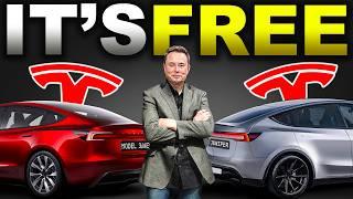 It's FREE! - Tesla's MASSIVE Giveaway for Model Y & 3