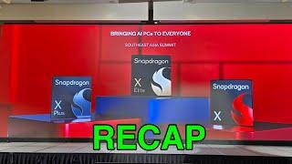 Recap - Qualcomm Snapdragon X platform Southeast Asia Summit