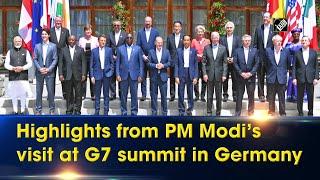 Highlights from PM Modi’s visit at the G7 summit in Germany