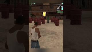 Dancing big smoke vs explosive barrels #shorts #funny #gtasanandreas #bigsmoke #gaming #satisfying