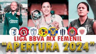 ¡Últimas noticias de la Liga BBVA MX FEMENIL! || PREVIO APERTURA 2024 (RECOPILACIÓN) -NEWS