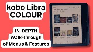 Kobo Libra Colour In-Depth Walkthrough Menus and Interface