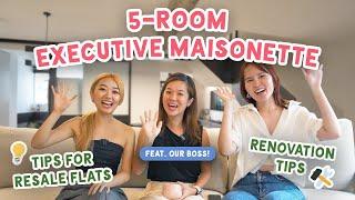 #LifeAtTSL: Our Boss' 5-Room Executive Masionette House Tour! (+QnA)