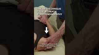 Try This Technique To Help Treat Bicep Tendinopathy