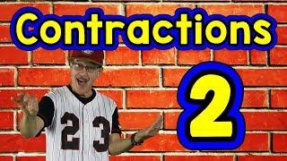 Contractions 2 | English Song for Kids | Reading & Writing Skills | Grammar | Jack Hartmann