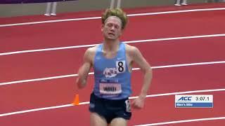 Parker Wolfe Breaks ACC and Meet Records in Men's Mile - ACC Indoor Champs 2024