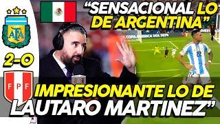 NARRADORES MEXICANOS IMPRESIONADOS CON ARGENTINA ¡LAUTARO MARTINEZ EL GOLEADOR DE LA COPA AMERICA!