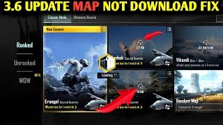 How to Fix maps Download error in bgmi 3.6 update l PUBG map not download problem solve