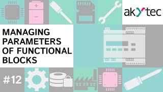 Managing parameters of functional blocks in Mini PLCs