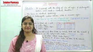 (16) IR Spectroscopy |  Introduction to Infrared (IR) Spectroscopy | Instrumental Method of Analysis