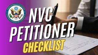 NVC Document Checklist for Petitioner 2024|Complete Guide for  "Petitioner with Disability" #usvisa