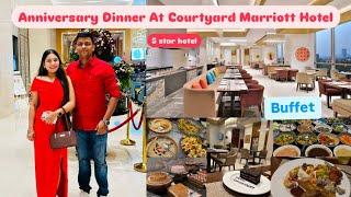 Anniversary Dinner At Courtyard By Marriott | 5 Star Buffet Food In Navi Mumbai | Unlimited Buffet |