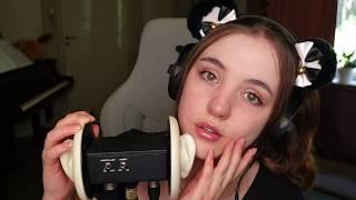 ASMR  Inaudible whispers and mouth sounds 