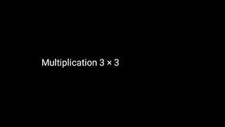 How to Do Multiplication 3 × 3. #maths #sarvin #multiplayer