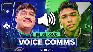 THE ULTIMATE NEON DIFF! | EG vs. LOUD Voice Comms - Stage 2 | EG Jawgemo