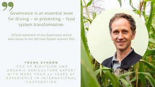 Official Statement of the Governance Action Area Group to the UN Food System Summit