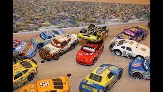 Disney Cars Custom Damaged Piston Cup Racers (Motor Speedway of the South Crash)
