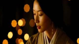 Zhao jia zhen performing in a clip from the movie "Red Cliff"