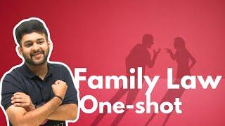 Family Law: One-Shot - CLAT/AILET/OLETs