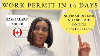 CANADA WORK PERMIT 2023 in 14 days without IELTS (GLOBAL TALENT STREAM)