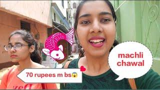 ITNA SASTA MACHLI CHAWAL BHAGALPUR MAI | CHEAPEST FOOD IN BHAGALPUR | PREETYMUCHPREETY