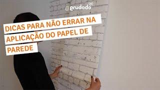 Veja como é fácil Aplicar Papel de Parede e não errar no encaixe! Grude nas Dicas!