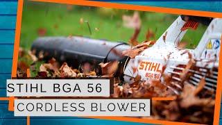 Stihl BGA 56 Cordless leaf Blower Review