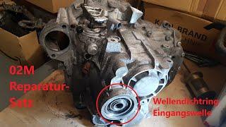 02M Getriebe Reparatursatz Eingangswelle Axialspiel + Simmerring  - Teil12/3 | Audi VW Seat Skoda