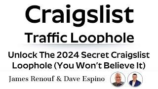 Craigslist Traffic Loophole Review Demo - The Easy Way to Targeted Traffic in 5 Minutes