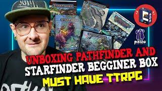Unboxing  Paizo Pathfinder & Starfinder Begginer Box - Todd Mcfarlane in RPG Games? 5000 followers!
