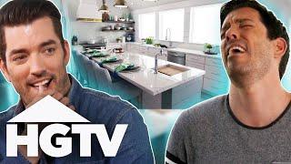 The Property Brothers Create Their Best Coastal Inspired Kitchens | Brother vs. Brother