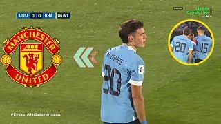 Manuel Ugarte vs Brazil | All Skills | MAN UNITED TARGET! 