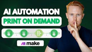 Copy This 100% Automatic AI Print On Demand System (Make.com & Printify)