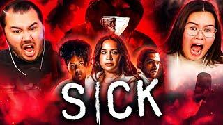 SICK (2022) MOVIE REACTION!! First Time Watching | Gideon Adlon |  Blumhouse | Kevin Williamson