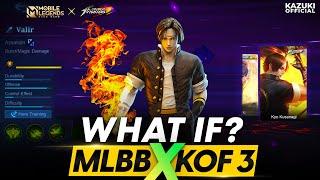 IF KING OF FIGHTERS COLLABS AGAIN WITH MLBB | KYO KUSANAGI AS VALIR | MAI SHIRANUI AS HANABI