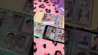 organizing my Giveaway photocard binders!  #kpopphotocard #svt #skz #txt #ateez #enhypen #bts