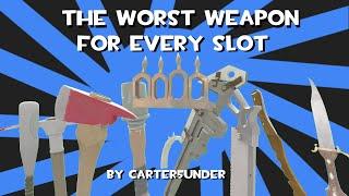 [TF2] the worst weapon for every slot