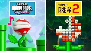 Mario Wonder Music Level Recreated in Super Mario Maker 2