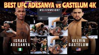 ISRAEL ADESANYA vs KELVIN GASTELUM | BEST UFC MATCH | UFC 4 | 4K 2022 | XBOX | PS5 | HINDI