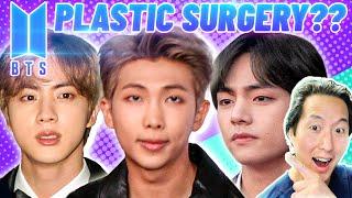 BTS's Jin, RM, V Cosmetic Surgery Transformation!