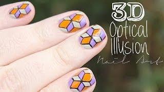 3D Optical Illusion Nail Art