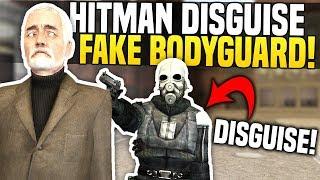 DISGUISING AS MAYOR'S BODYGUARD - Gmod DarkRP | Hitman Disguise Kit!