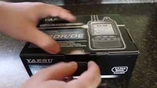 Yaesu FT2DR Ham Radio Unboxing