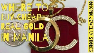 Where to buy cheap Real Gold in Manila + Price Update | Ongpin Jewelry store|Mga Alahas na Nasasanla