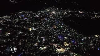 AIZAWL CITY -  NIGHT DRONE FOOTAGE