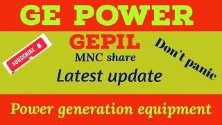 ge power india latest news|| GEPIL || ge power  india share latest news