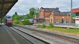 The train station Hann. Münden in Lower Saxony ..........