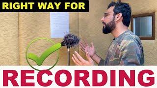 How to record Voice | Youtube Voice Recording | Voice Over | Bol Chaal | Adeel Shahid