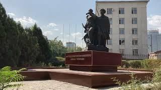 Walking down Kievskaya Street (Kyrgyzstan, Bishkek)